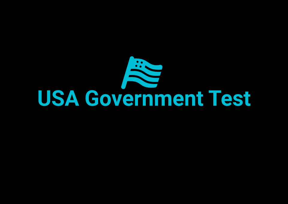 Government Test with flag icon